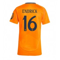 Real Madrid Endrick #16 Vieraspaita Naiset 2024-25 Lyhythihainen